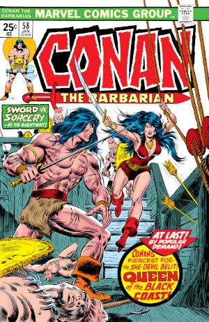 Conan The barbarian #58 portada