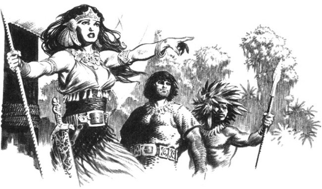 La reina de la costa negra, arte de Mark Schultz