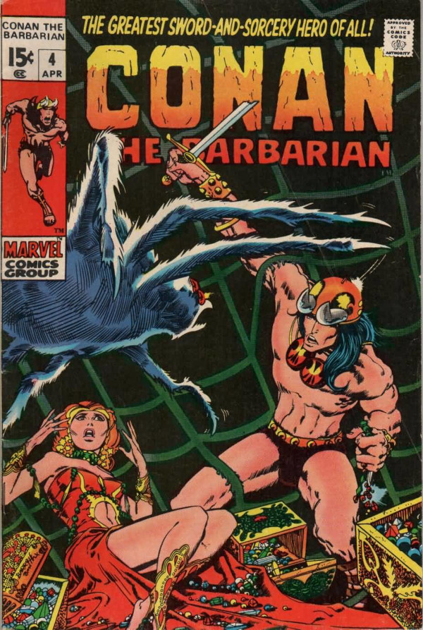 Conan The barbarian #4 portada